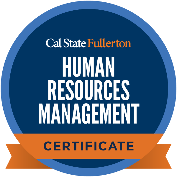 HR Management Professional Certificate CSUF Extension and