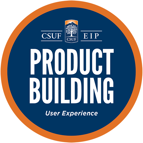 User Experience Program Digital Badge - Product Building