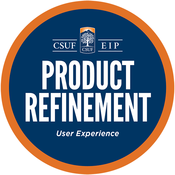 User Experience Program Digital Badge - Product Refinement