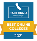 CA Online Colleges Best Online Colleges 2021 Award
