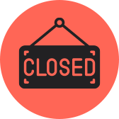 Closed hanger icon