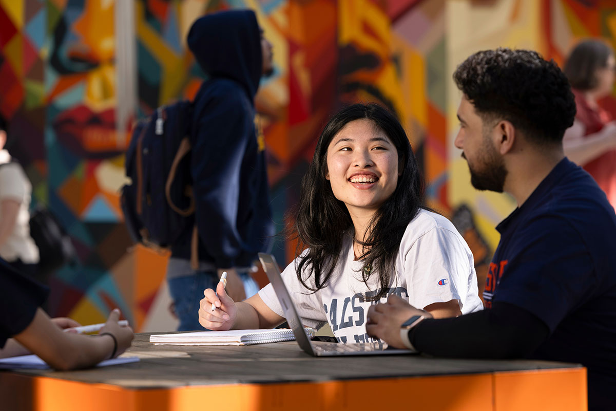 Cal State Fullerton campus building
